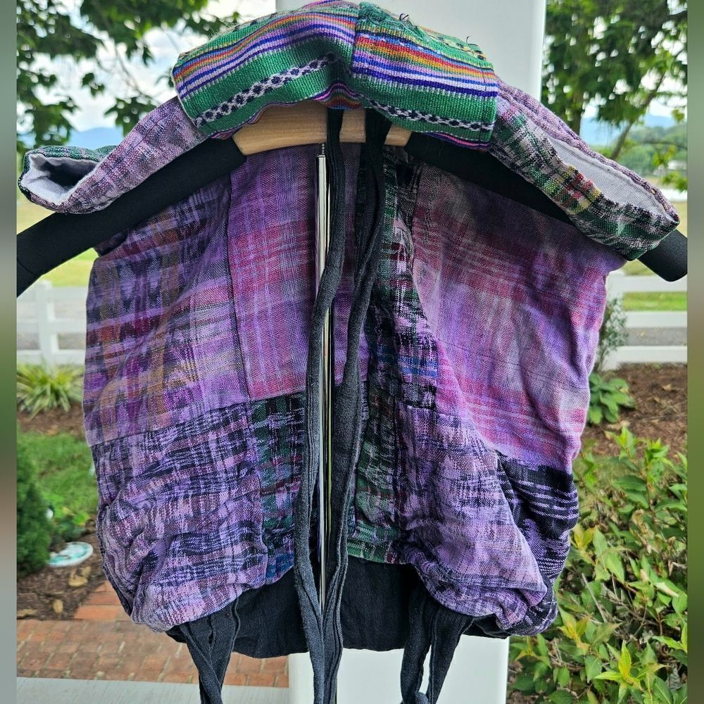 BOHO HIPPIE BACKPACK BAG HANDMADE - Picture 4 of 12